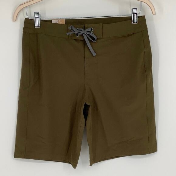 prAna Size 28 Peat 9” Riveter Boardshort Swimming Trunks Drawstring Q1-21 - Picture 3 of 10